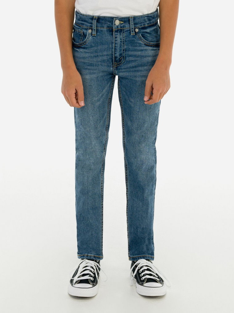 Jeansy chłopięce Levi's Lvb-510 Skinny Fit Jeans 9E2008-L5D 170-176 cm Jasnoniebieskie (3665115038866). Jeansy chłopięce