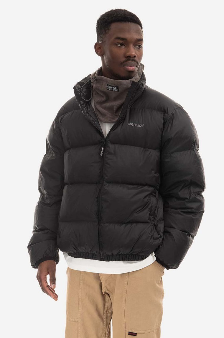 Gramicci kurtka puchowa Down Puffer Jacket męska kolor czarny zimowa G2FU.J013-ZIELONY