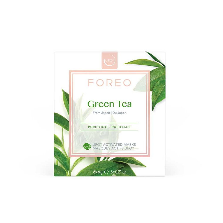 Foreo Ufo Green Tea - Maseczka do twarzy 6szt