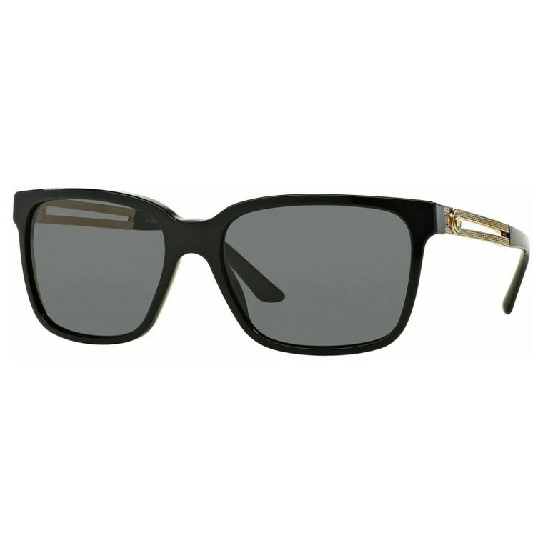 Kwadratowe Czarne Okulary przeciwsłoneczne Versace