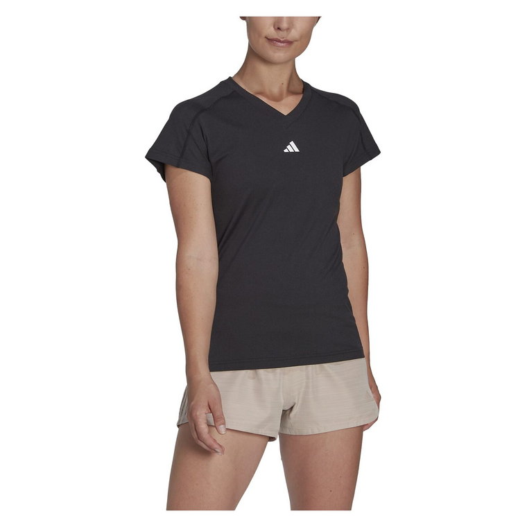 Koszulka treningowa damska adidas Aeroready Train Essentials Minimal Branding V-Neck Tee HN5543