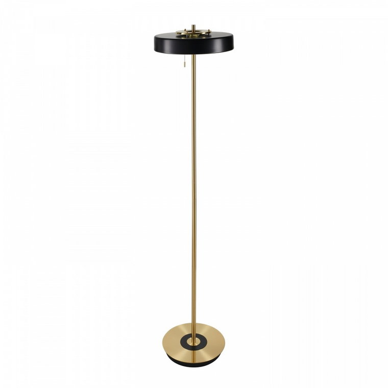 Lampa podłogowa artdeco czarno - złota 162 cm kod: MF8872 black