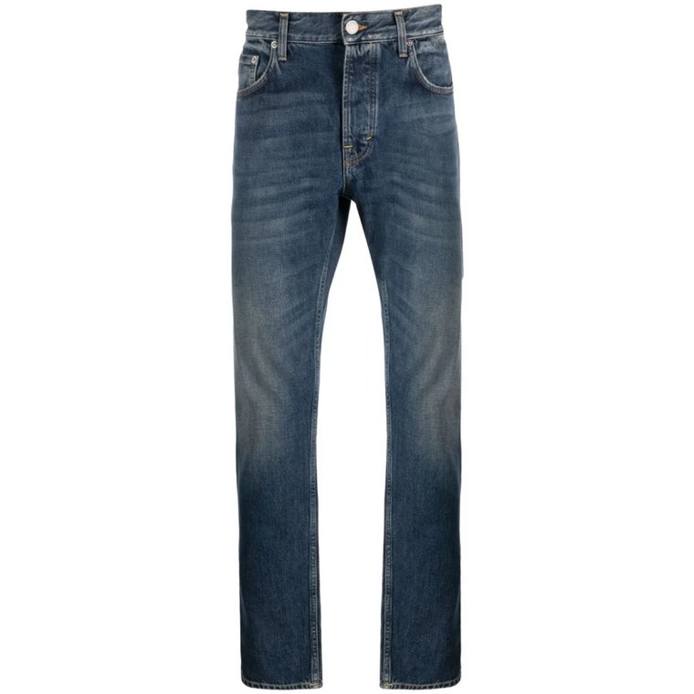 Niebieskie Stonewashed Skinny-Leg Jeans Department Five