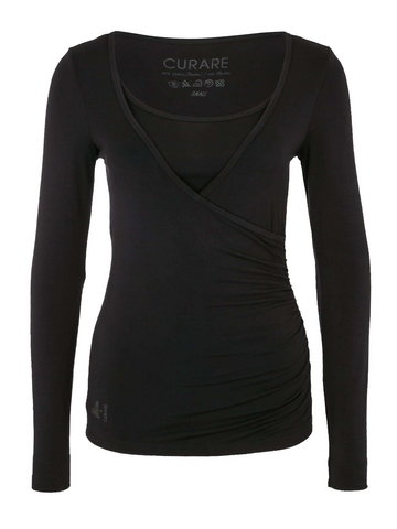 CURARE Yogawear Koszulka funkcyjna 'Flow'  czarny