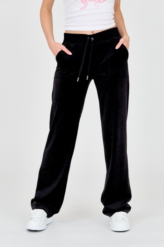 JUICY COUTURE Czarne spodnie Del Ray Pocket Pant