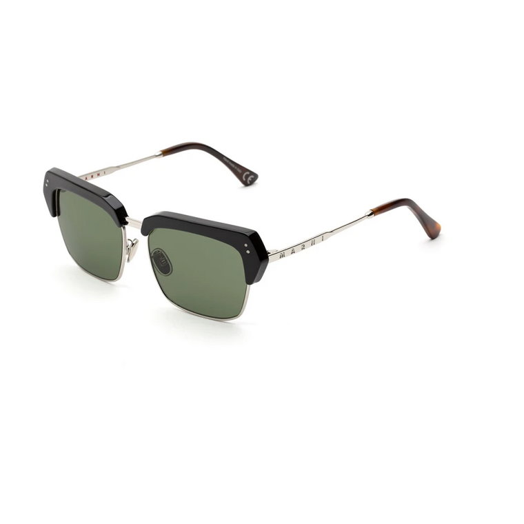 Zielone okulary przeciwsłoneczne Z2L dla mężczyzn Marni