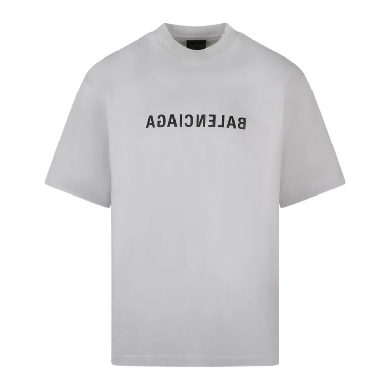 Fw23 Regular Fit Bawełniany T-Shirt Balenciaga