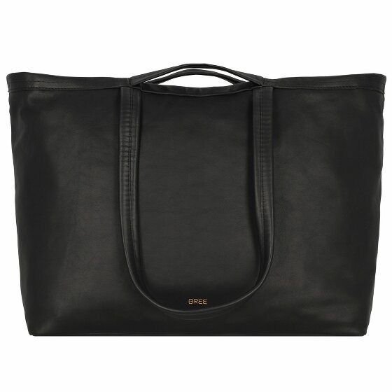 Bree Juna 3 Shopper Bag Skórzany 42 cm black