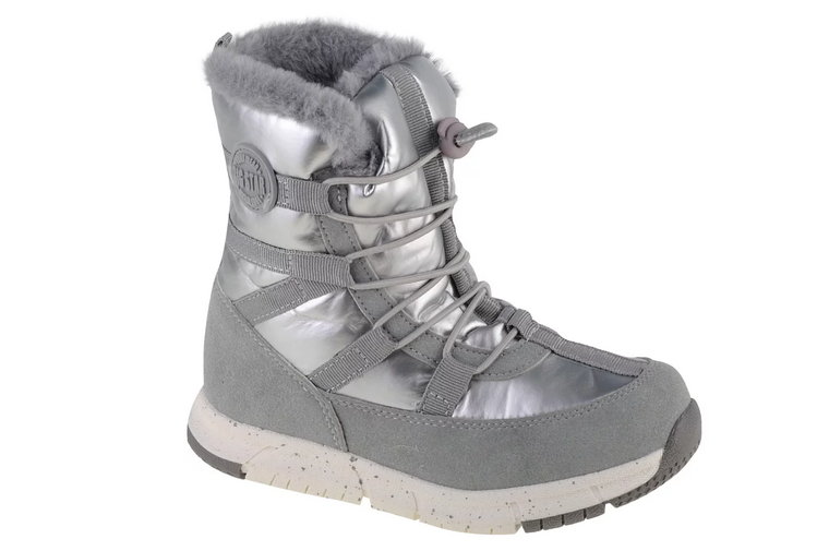 Big Star Kids Snow Boots KK374171, Dla dziewczynki, Szare, śniegowce, syntetyk, rozmiar: 28