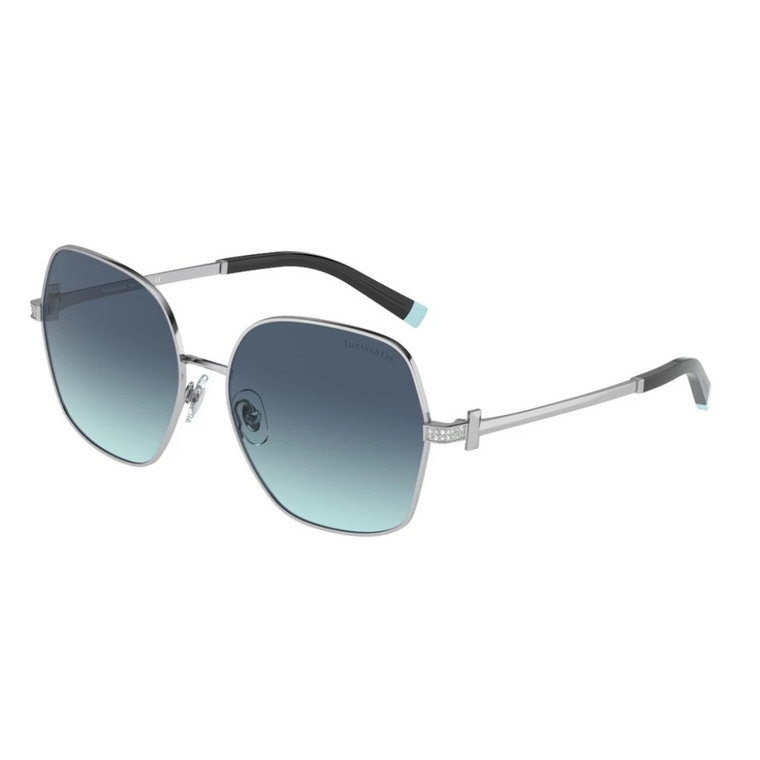 Czarne Okulary Przeciwsłoneczne Model 3085B Tiffany