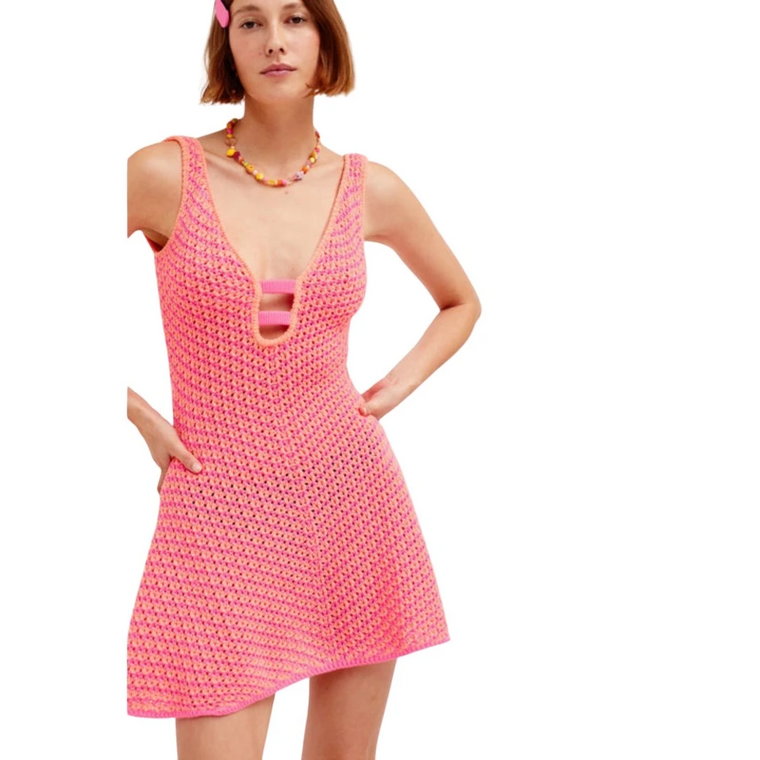 Dzianinowa sukienka mini For Love & Lemons