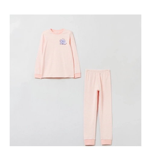 Piżama (longsleeve + spodnie) OVS 1843802 134 cm Pink (8056781808412). Piżamy dziewczęce