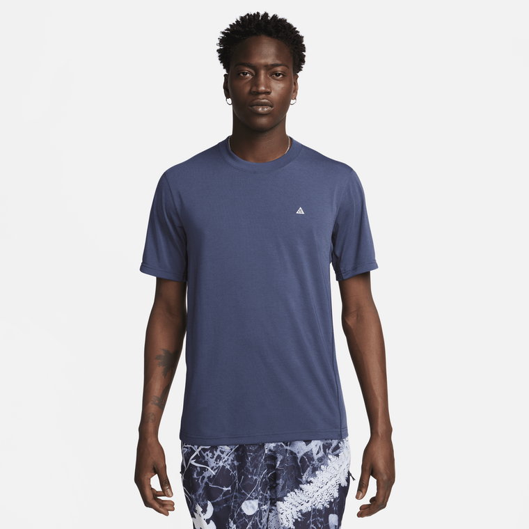 Męska koszulka z krótkim rękawem i ochroną przed promieniowaniem UV Dri-FIT ADV Nike ACG Goat Rocks - Niebieski