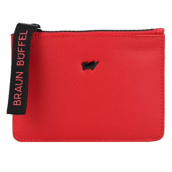 Braun Büffel Capri Credit Card Case Leather 12 cm rot