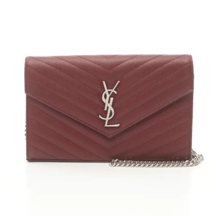 Pre-owned Leather shoulder-bags Yves Saint Laurent Vintage