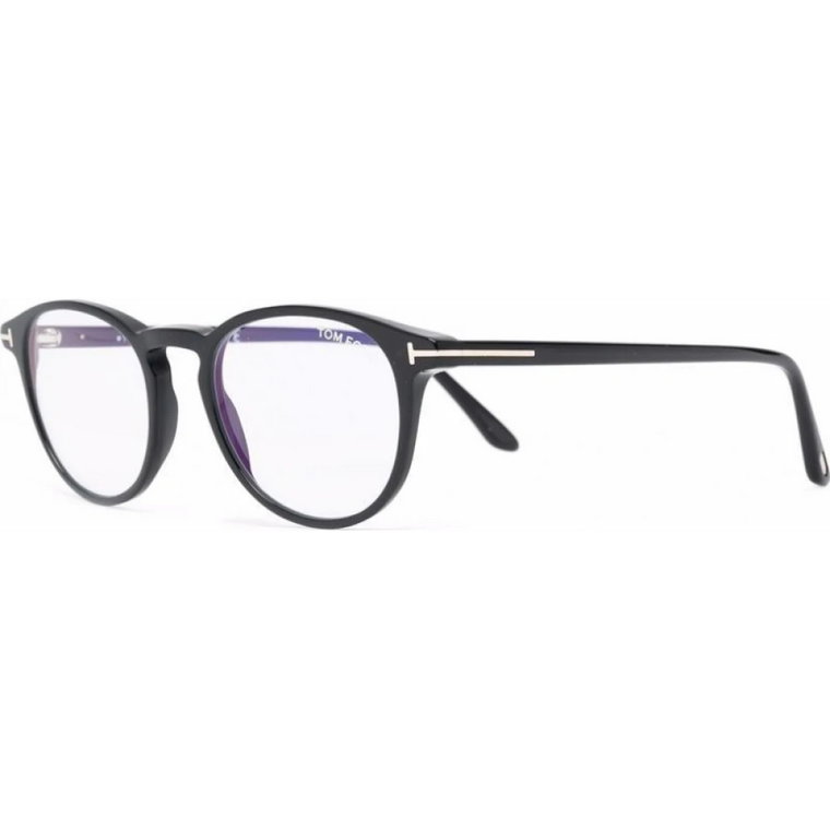 Czarne Okulary Acetatowe Ft5803B Tom Ford