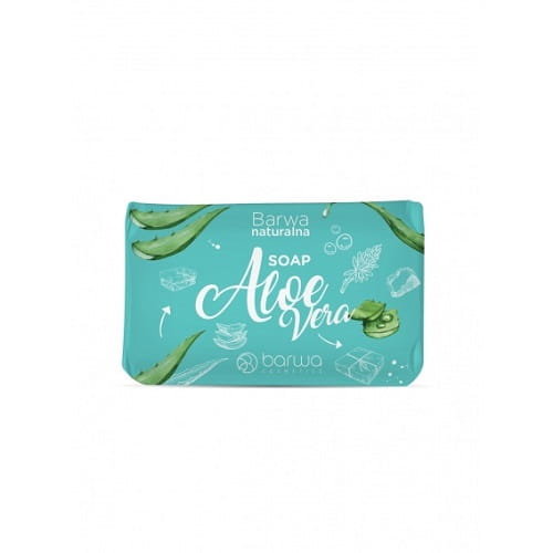 Barwa Naturalna Soap pielęgnacyjne mydło w kostce do rąk i ciała Aloe Vera 100g