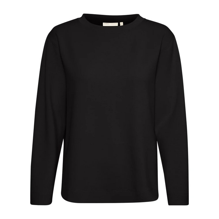 Miękki Crewneck Sweatshirt, Czarny InWear