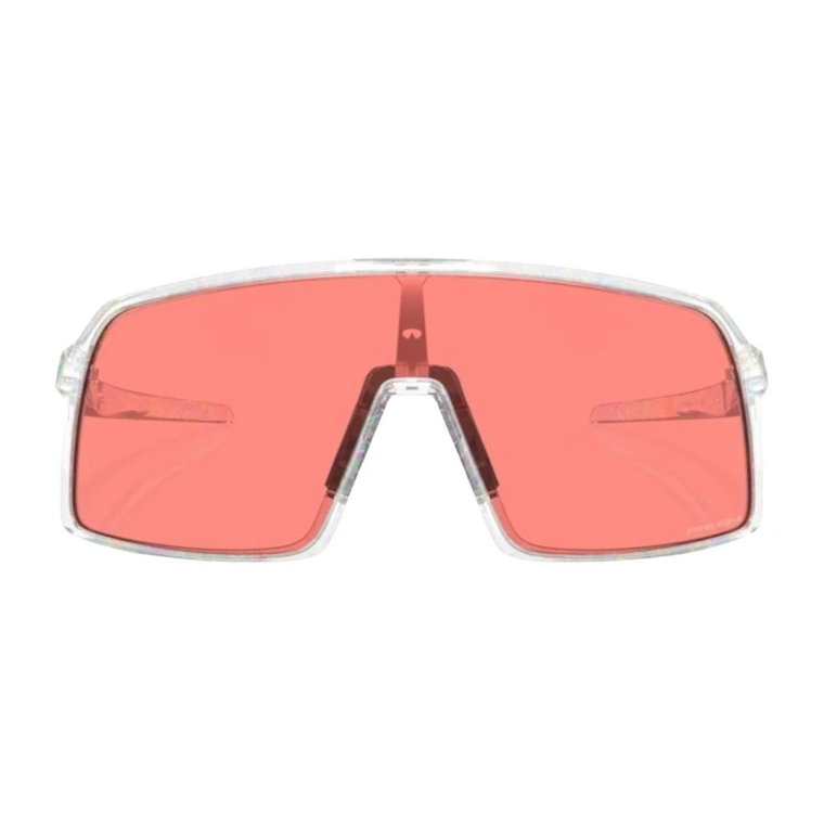 Przezroczyste okulary przeciwsłoneczne z owijającym designem Oakley