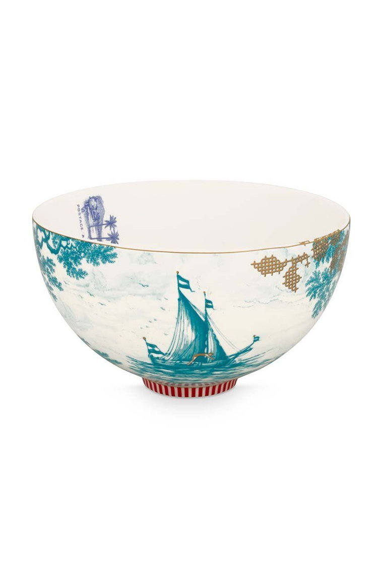 Pip Studio miska Heritage Boat Aqua