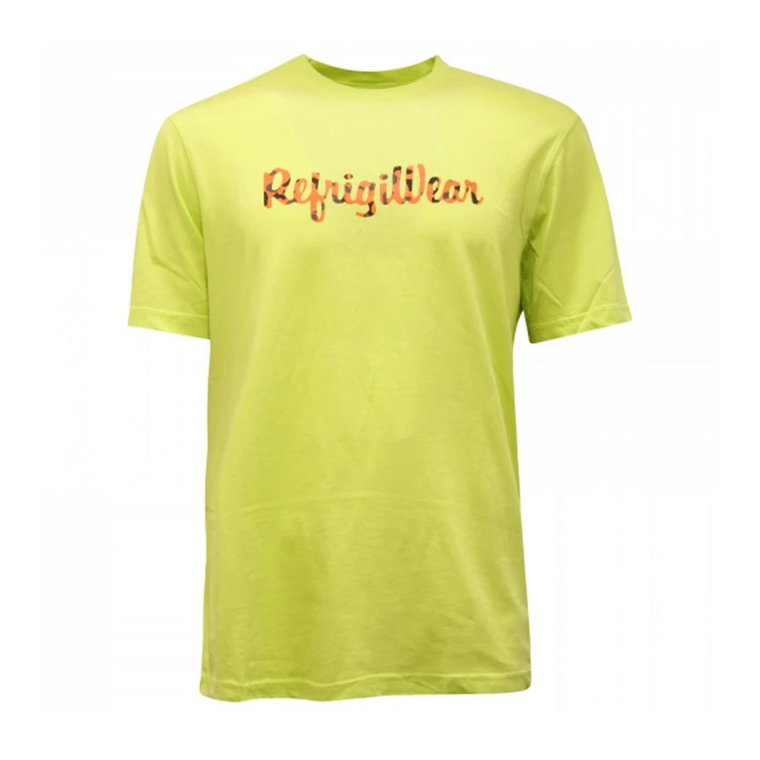 Luksusowy T-shirt z nadrukiem logo RefrigiWear