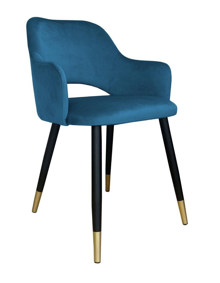 Krzesło ATOS Milano MG33, niebiesko-czarne, 76x42x57 cm