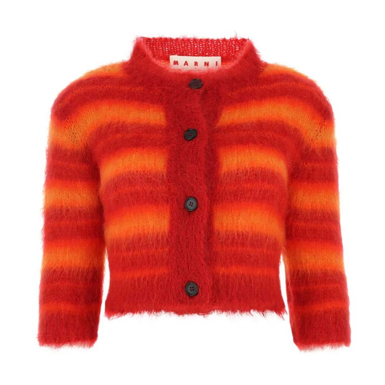 Wygodny i stylowy sweter z dzianiny Marni
