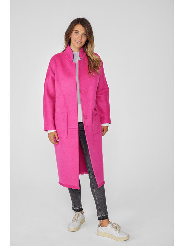 LIEBLINGSSTÜCK Płaszcz przejściowy w kolorze różowym