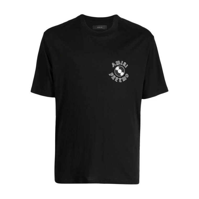 Premier Record Crew Neck T-Shirt Amiri