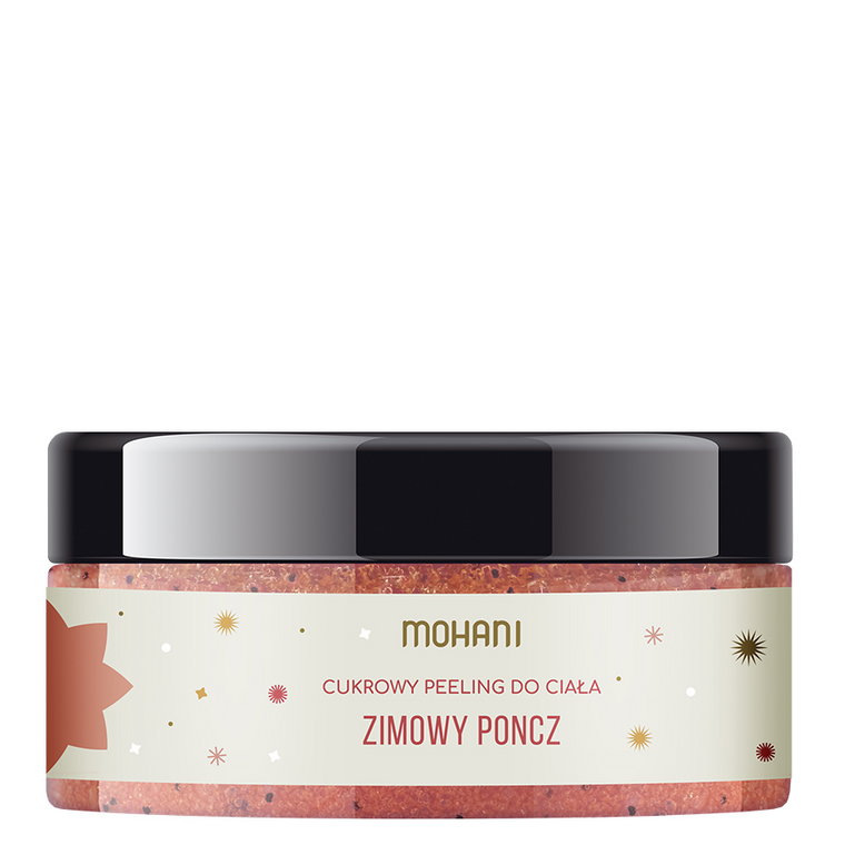 Mohani Zimowy Poncz - Cukrowy Peeling do ciała  160 g