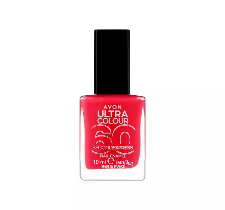 AVON ULTRA COLOUR 60 SECOND EXPRESS SZYBKOSCHNĄCY LAKIER DO PAZNOKCI PINK SQUAD 10ML