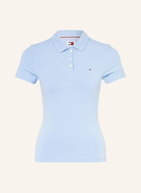 Tommy Jeans Koszulka Polo Z Dżerseju blau