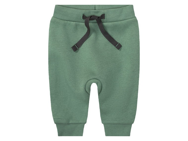lupilu Spodnie dresowe	niemowlęce z bawełną, 2 pary (50/56, Zielony/ciemnoszary)