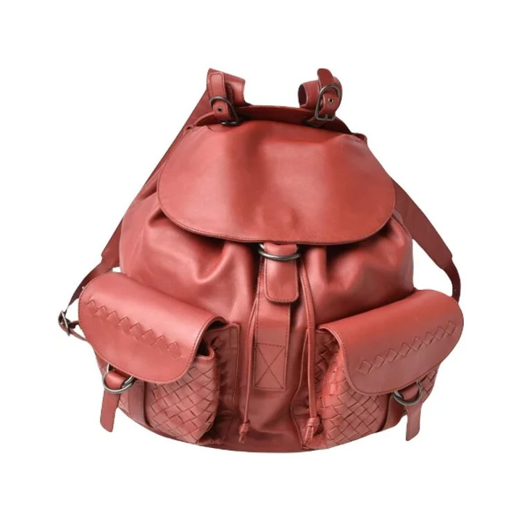 Pre-owned Leather backpacks Bottega Veneta Vintage