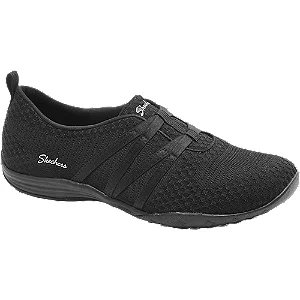 Czarne sneakersy skechers z wkładką memory foam - Damskie - Kolor: Czarne - Rozmiar: 37
