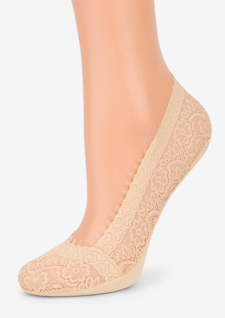 Stopki damskie koronkowe cieliste Comfort Lace Marilyn