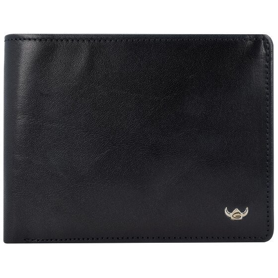 Golden Head Colorado RFID Protect Wallet Leather 12 cm schwarz