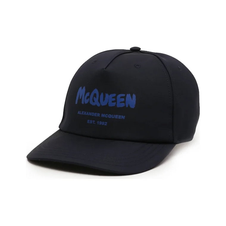 Alexander McQueen Bejsbolówka TONAL GRAFFITI