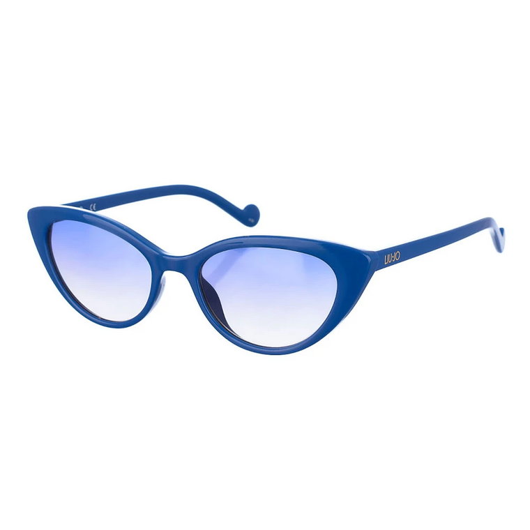 Różowe okulary przeciwsłoneczne z niebieskimi soczewkami Liu Jo