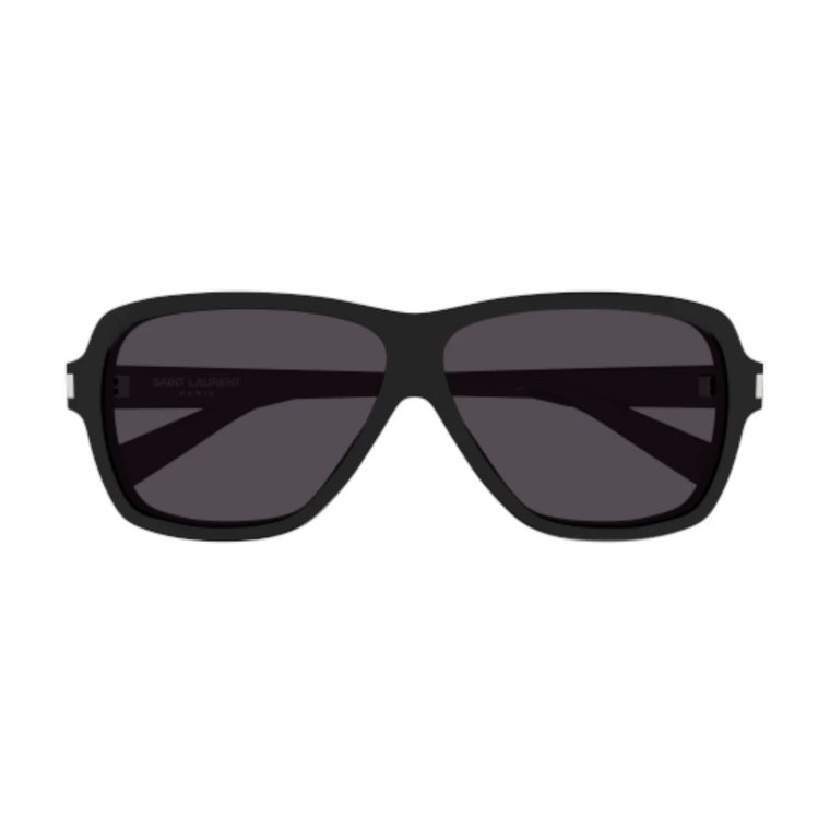 Okulary przeciwsłoneczne Aviator z charakterystycznym detalem narożnym Saint Laurent
