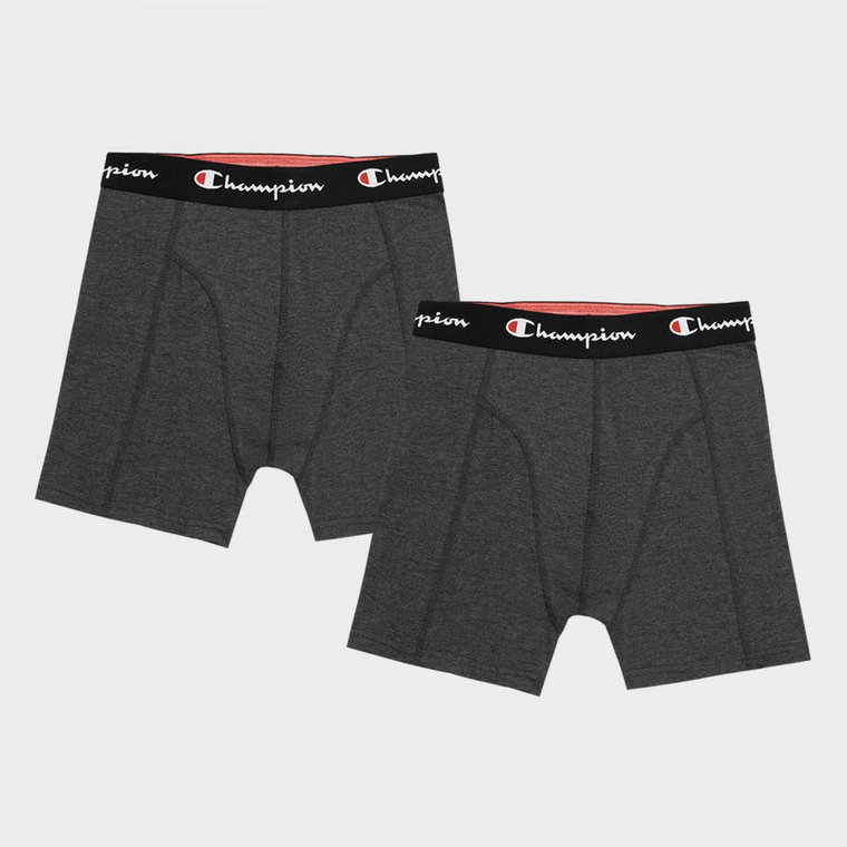 Męskie bokserki (2-pack) CHAMPION 2 pk Boxer - szare