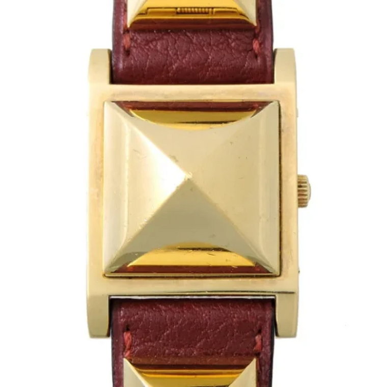 Pre-owned Metal watches Hermès Vintage