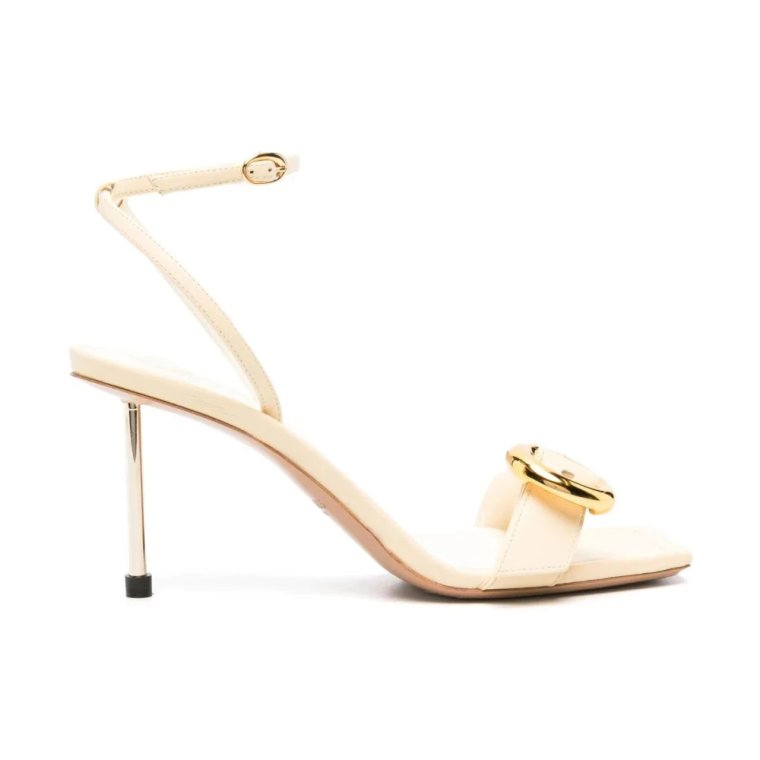 Ivory High Heel Sandały Jacquemus