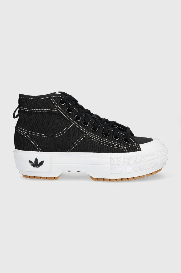 adidas Originals trampki Nizza damskie kolor czarny GZ8857-BLK/WHT