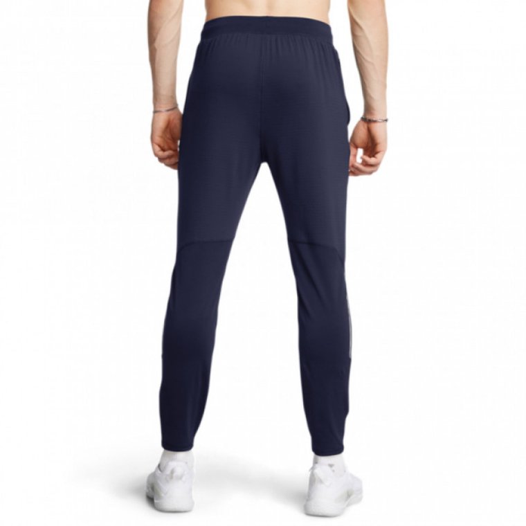 Męskie spodnie treningowe Under Armour UA Vanish Cw Fitted Pant - granatowe