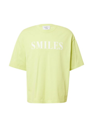 Smiles Koszulka 'Kalle'  limonka / biały