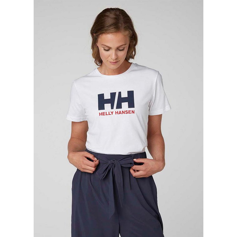 Koszulka damska Helly Hansen Logo T-shirt white/navy - S