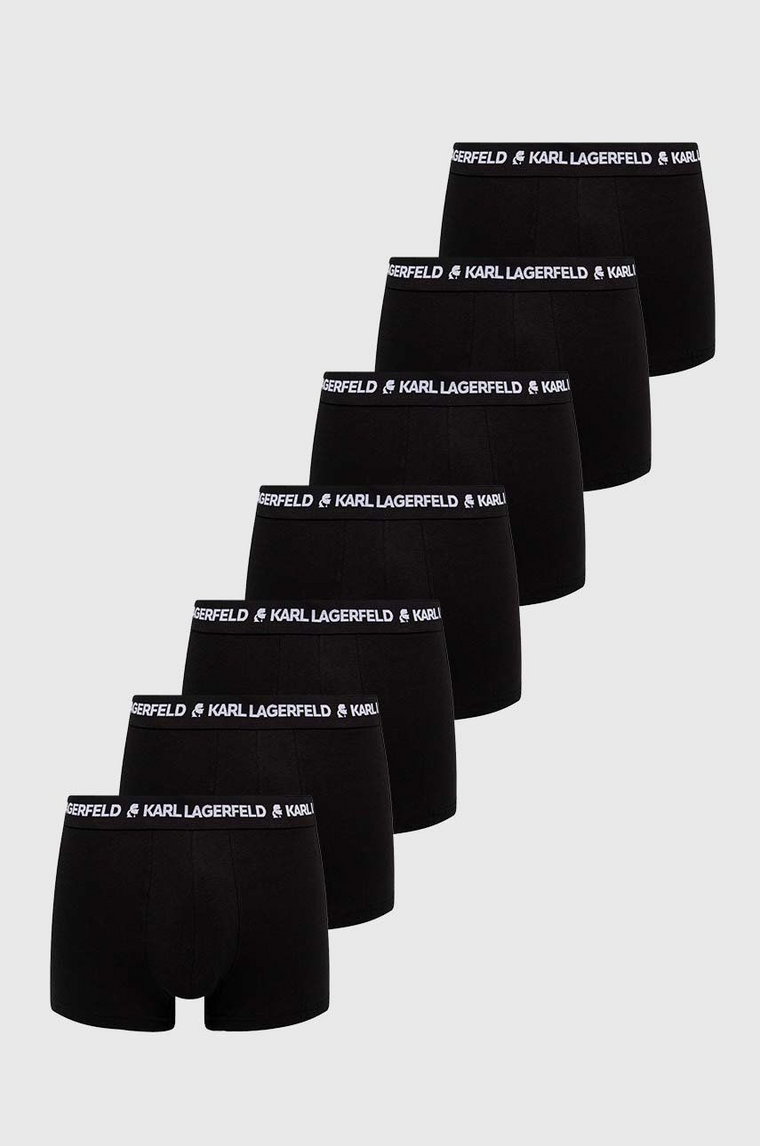 Karl Lagerfeld bokserki (7-pack) męskie kolor czarny 220M2125