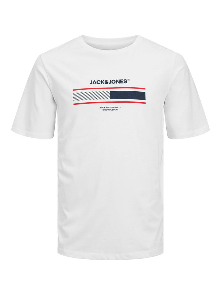 Jack & Jones Koszulka "South" w kolorze białym