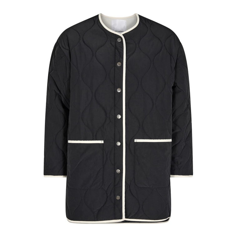 Pikowana kurtka techniczna z kontrastowymi detalami Co'Couture